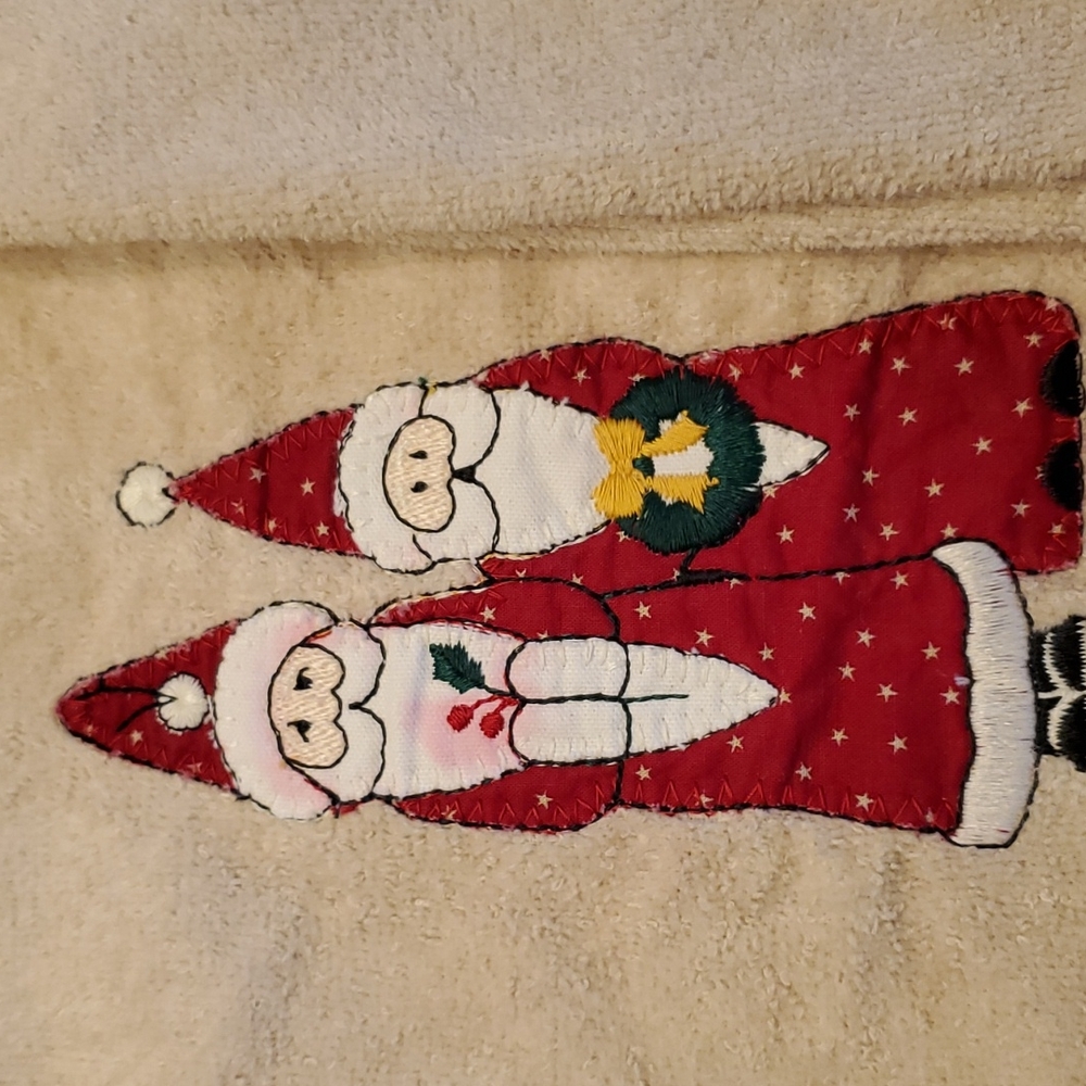 Xmas pair of hand towels
